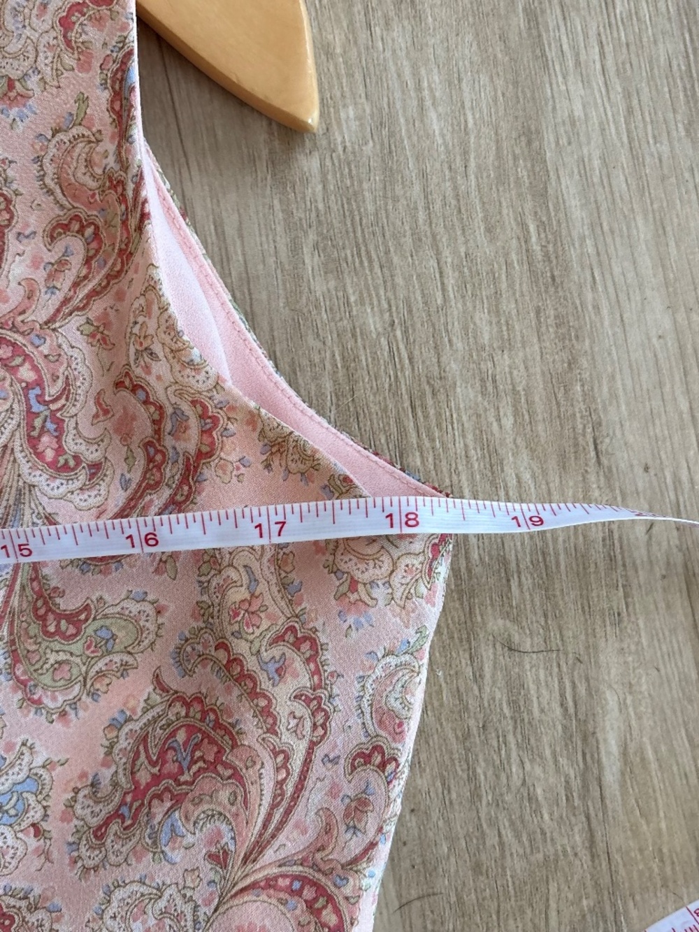 Vintage Ann Taylor Silk Shift Dress Womens 8 Petite Pink Paisley Midi Y2K Summer - Picture 7 of 8